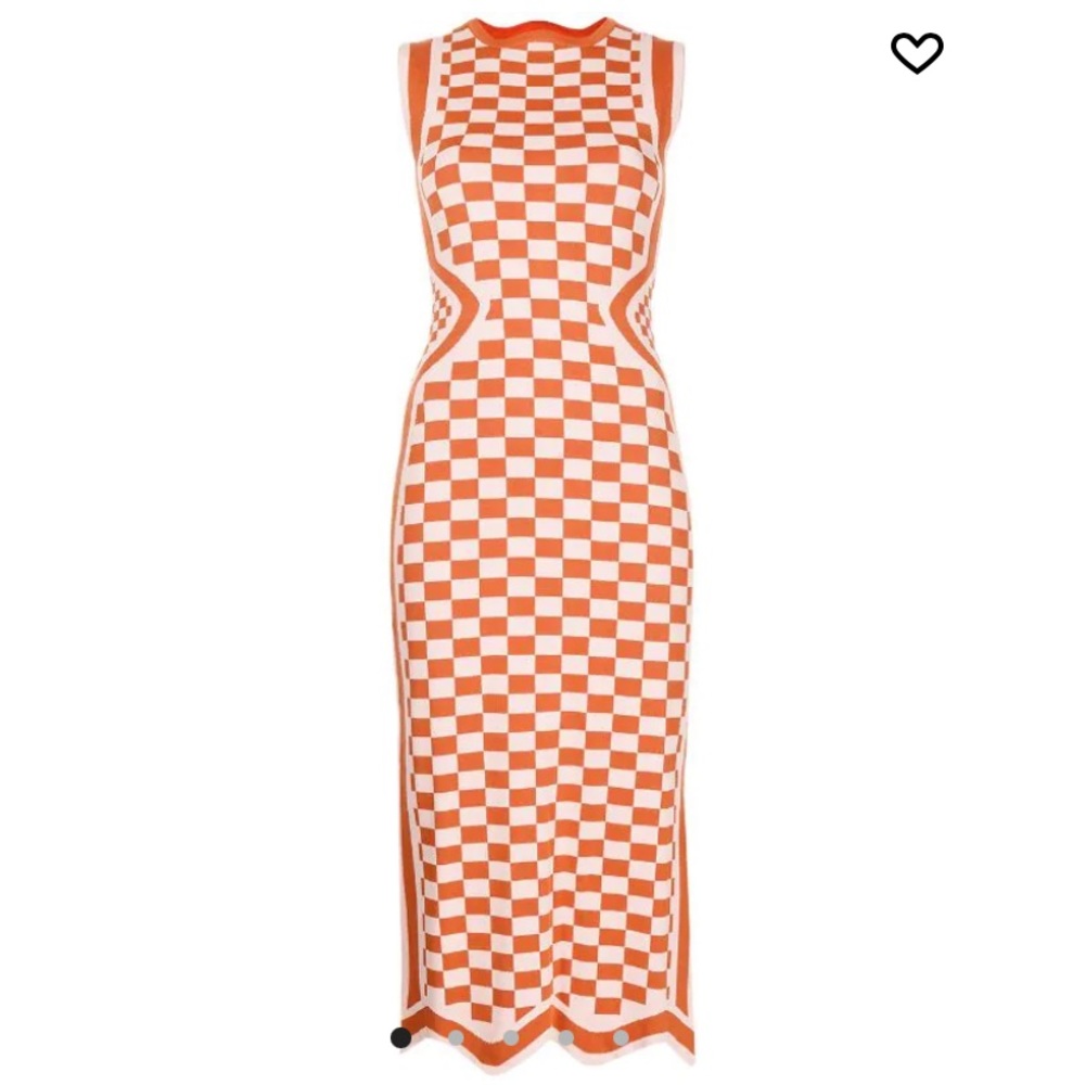 Rachel Gilbert Anders Checkerboard Dress